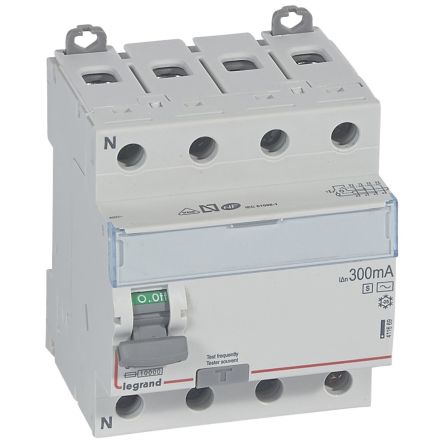 Legrand DX3 Circuit Breaker, 4P, 63A, Type AC, 400V AC [411669]; 266-1364
