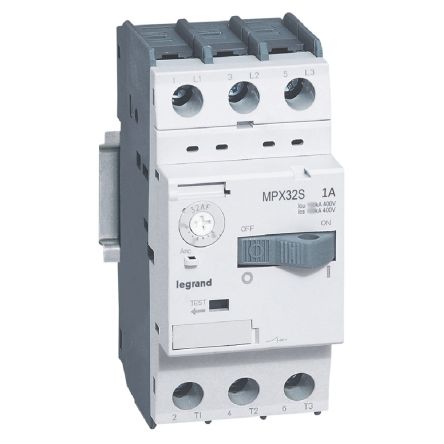 Legrand 1 A MPX Motor Protection Circuit Breaker, 220 → 690 V [417304]; 266-1389