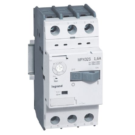 Legrand 1.6 A MPX Motor Protection Circuit Breaker, 220 → 690 V [417305]; 266-1390