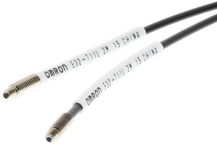 Omron Through Beam Photoelectric Sensor, Cylindrical Sensor, 3900 mm Detection Range [E32-T11L 2M]; 266-1475