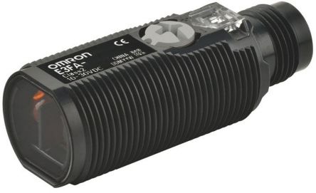 Omron Diffuse Photoelectric Sensor, Cylindrical Sensor, 300 mm Detection Range [E3FA-DP25-1]; 266-1493