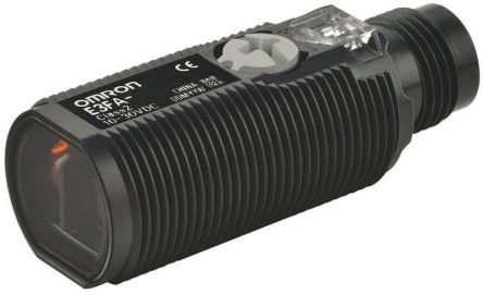 Omron Diffuse Photoelectric Sensor, Cylindrical Sensor, 1000 mm Detection Range [E3FA-DP26-F2]; 266-1494