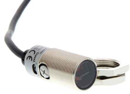 Omron Diffuse Photoelectric Sensor, Cylindrical Sensor, 1000 mm Detection Range [E3FB-DP13 2M]; 266-1505