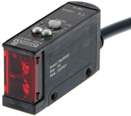 Omron Diffuse Photoelectric Sensor, Block Sensor, 700 mm Detection Range [E3S-AD12]; 266-1525