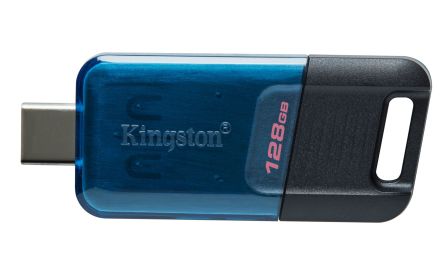 Kingston DataTraveler 80 M 128 GB USB 3.2 USB Flash Drive [DT80M/128GB]; 266-1672
