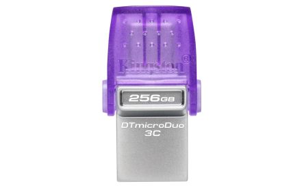 Kingston DataTraveler microDuo 3C 256 GB USB 3.2 USB Flash Drive [DTDUO3CG3/256GB]; 266-1676