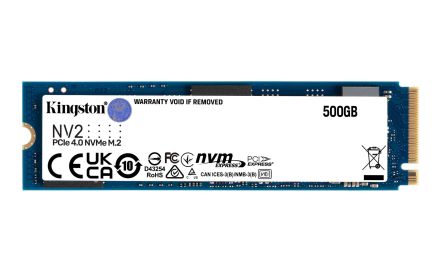 Kingston NV2 M.2 2280 500 GB Internal SSD [SNV2S/500G]; 266-1706