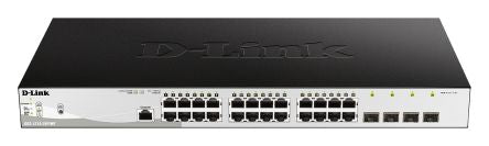 D-Link 28-Port Gigabit Managed PoE Switch, Managed 28 Port Network Switch With PoE UK [DGS-1210-28P/ME/B]; 266-1769