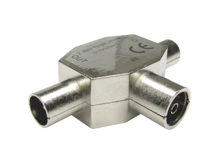 RS PRO TV Aerial Connector Female to Male, Cable Mount [0]; 266-2205