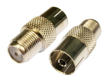 RS PRO TV Aerial Connector Female to Female, Cable Mount [0]; 266-2209