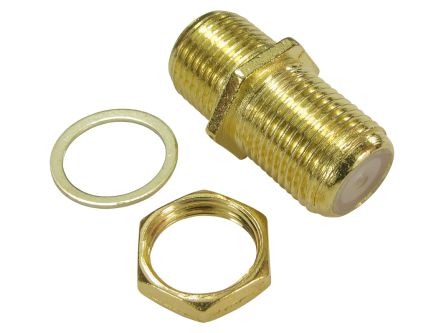 RS PRO Straight Coaxial Adapter Type F Socket to Type F Socket [0]; 266-2214