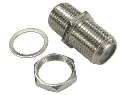 RS PRO Straight Coaxial Adapter Type F Socket to Type F Socket [0]; 266-2215