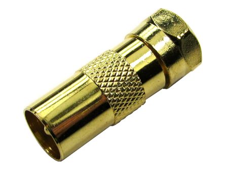 RS PRO TV Aerial Connector Male to Male, Cable Mount [0]; 266-2218