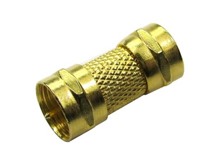RS PRO Straight Coaxial Adapter Type F Plug to Type F Plug [0]; 266-2220
