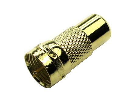 RS PRO Straight Coaxial Adapter Type F Plug to RCA Socket [0]; 266-2221