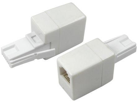 RS PRO Adapter, Adapter, White, 15cm [0]; 266-2249