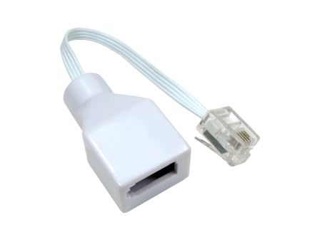 RS PRO Adapter, Adapter, White, 15cm [0]; 266-2261