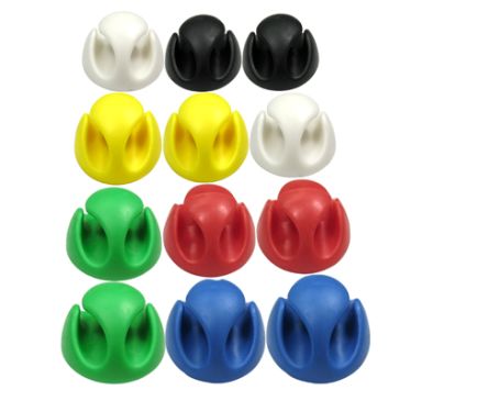 RS PRO Black, Blue, Green, Red, White, Yellow PVC pliers, 5mm Max. Bundle [0]; 266-2294