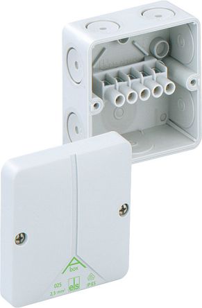 Spelsberg Polystyrene Junction Box, IP65, 80 x 80 x 52mm [80242001]; 266-2425