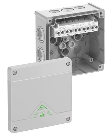 Spelsberg Polystyrene Junction Box, IP65, 110 x 110 x 67mm [80642001]; 266-2431