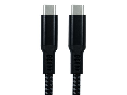 RS PRO USB 3.2, Male USB C to Male USB C, 10Gbps, 1.8m, 100W [0]; 266-2595
