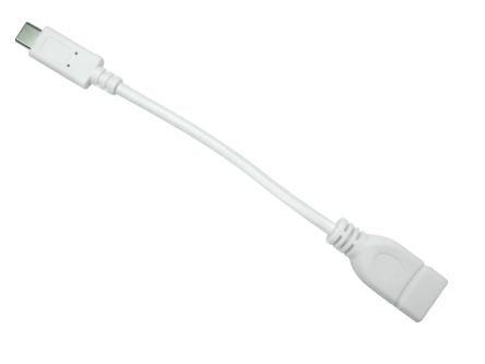 RS PRO USB 3.0, Male USB C to Female USB A, 5Gbps, 15cm, 15W [0]; 266-2608