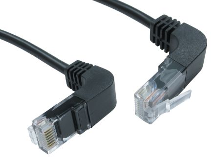 RS PRO, 3m Cat5e, Black RJ45 to Male RJ45 Male, UTP Unshielded, Terminated PVC Sheath [0]; 266-2675
