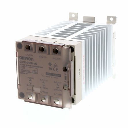 Omron G3PE-215B-3N 12-24VDC Series Solid State Relay, 15 A Load, DIN Rail Mount, 264 V ac Load [G3PE-215B-3N DC12-24]; 266-2755