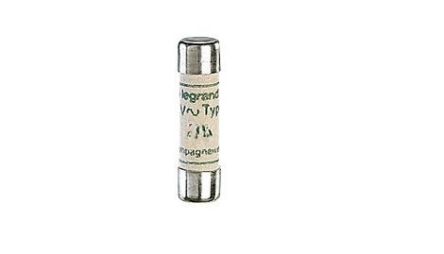 Legrand 10A M Ceramic Cartridge Fuse, 8 x 32mm [0 120 10]; 266-3082