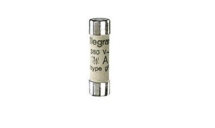 Legrand 8A Ceramic Cartridge Fuse, 8 x 32mm [0 124 08]; 266-3090
