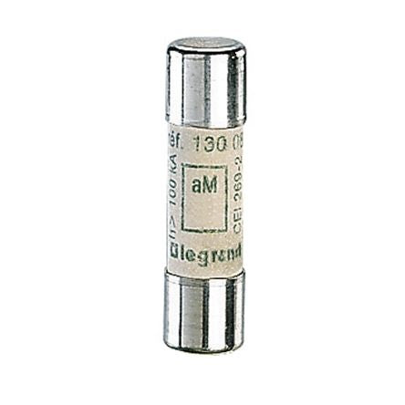 Legrand 500mA M Ceramic Cartridge Fuse, 10 x 38mm [0 130 95]; 266-3098