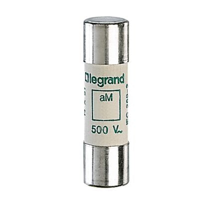Legrand 20A M Ceramic Cartridge Fuse, 14 x 51mm [0 140 20]; 266-3115
