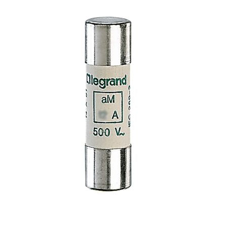 Legrand 20A M Ceramic Cartridge Fuse, 14 x 51mm [0 141 20]; 266-3124