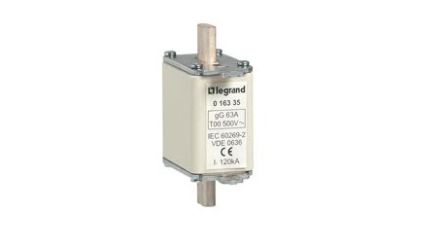Legrand 40A Cartridge Fuse, 59 x 79mm, 500V [0 163 25]; 266-3182