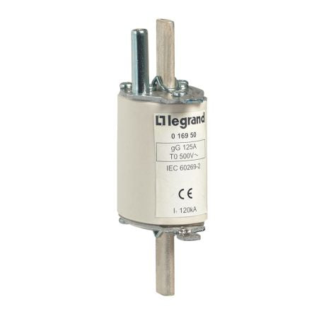 Legrand 160A Ceramic Cartridge Fuse, 59 x 125mm [0 168 55]; 266-3188