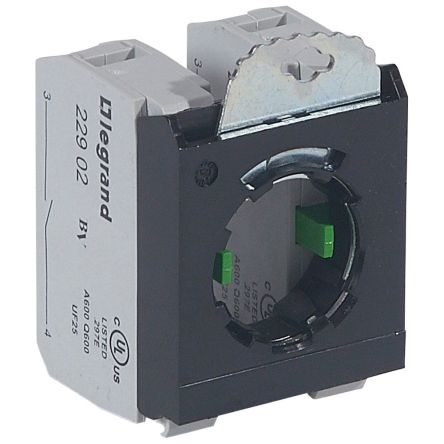 Legrand Push Button Adapter for use with Non-illuminated Head Screw Connection, 0 229 74 [0 229 74]; 266-3206