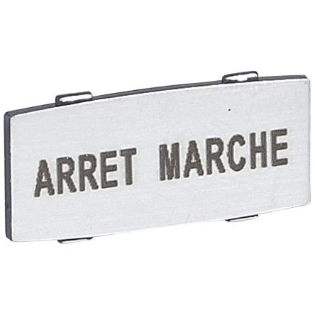 Legrand Insert Label for Use with Control and Signalling Units, STOP - RUN [0 243 42]; 266-3219