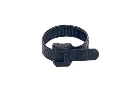 Legrand Cable Tie, 128mm x 7.6 mm, Black Plastic, Pk-100 [0 319 28]; 266-3234