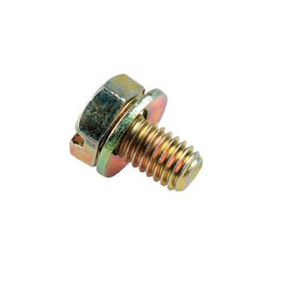 Legrand M6 x 10mm Galvanised Steel Hex Head Sems Screw, Plain Washer Washer [0 367 75]; 266-3266