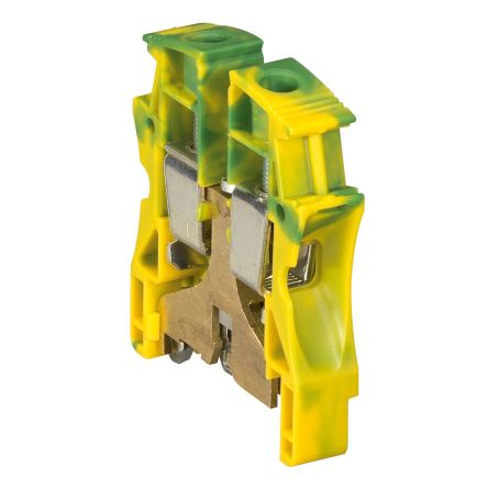 Legrand 0 371 75 Green, Yellow, 35mm², Screw Terminal Termination, ATEX [0 371 75]; 266-3275