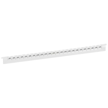 Legrand Cable Marker, Black on White, Pre-printed "6", 0.8 → 2.2mm Cable, for Closed-Ring Tracking System, [0 377 86]; 266-3335