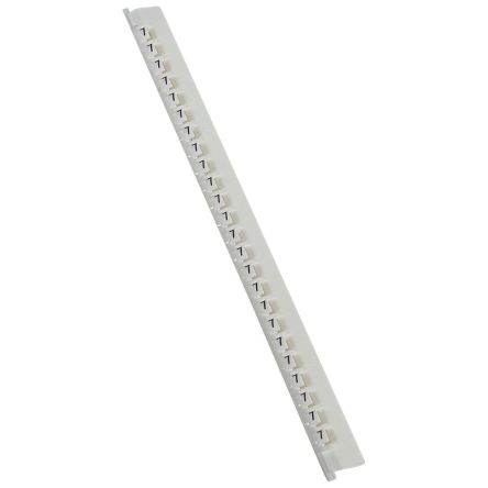 Legrand Cable Marker, Black on White, Pre-printed "7", 0.8 → 2.2mm Cable, for Closed-Ring Tracking System, [0 377 87]; 266-3336