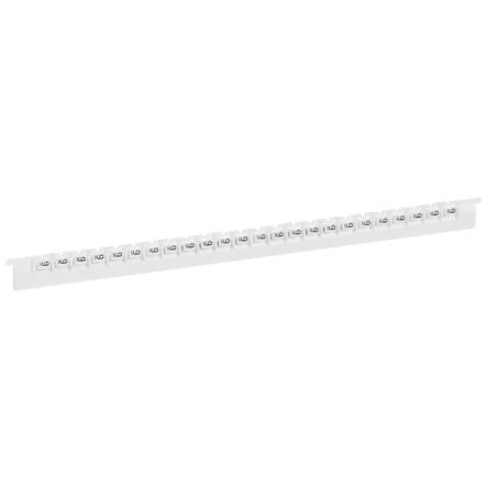 Legrand Cable Marker, Black on White, Pre-printed "9", 0.8 → 2.2mm Cable, for Closed-Ring Tracking System, [0 377 89]; 266-3339