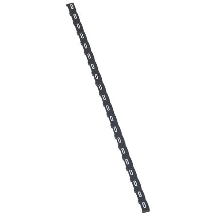Legrand Clip On Cable Marker, White on Black, for Cable, 0 384 00 [0 384 00]; 266-3402