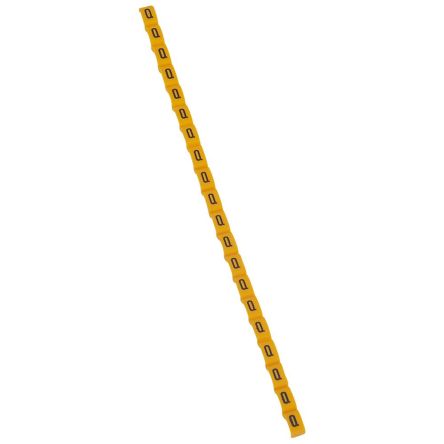 Legrand Clip On Cable Marker, Black on Yellow, Pre-printed "Q", for Cable, 0 384 26 [0 384 26]; 266-3428