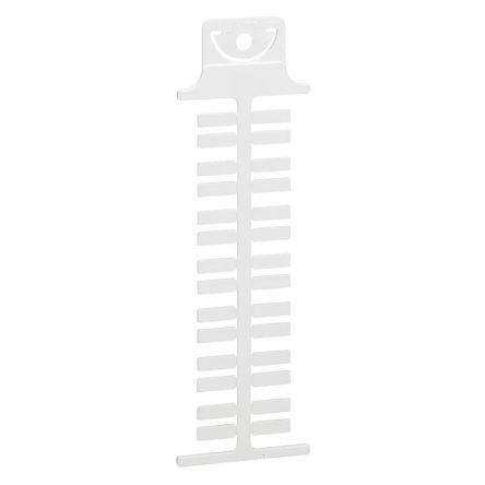 Legrand Plug In Cable Marker, White, 1.3 → 4.8mm Cable, for Logicab2 Plotter, 0 385 03 [0 385 03]; 266-3444