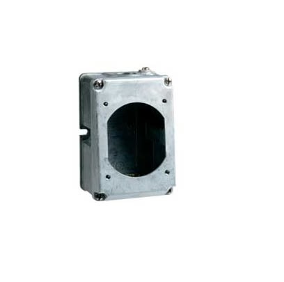Legrand Metal Back Box, IP44, Wall Mount, 1 Gangs, 96 x 122 x 60mm [0 522 39]; 266-3504