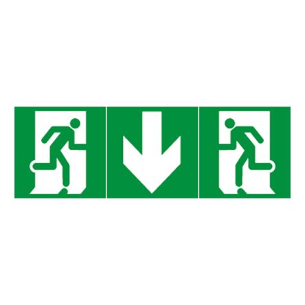 Legrand Adhesive Pre-Printed Adhesive Label-Emergency Route- [0 612 00]; 266-3534