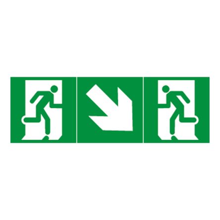 Legrand Adhesive Pre-Printed Adhesive Label-Emergency Route- [0 612 01]; 266-3535