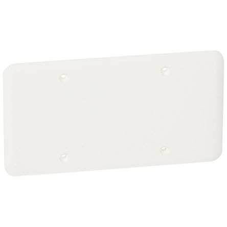 Legrand White 2 Gang Plastic Cover Plate [0 801 82]; 266-3621